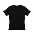 thumbnail image 5 of Women's Workout Tops Dry Fit T Shirts Athletic Short Sleeve Gym Shirts for Women,Running Yoga Active Tees Black L, 5 of 5