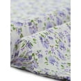 thumbnail image 5 of Agnes Orinda Women's Plus Size Easter Floral Tops Round Neck Flare Short Sleeve Casual Spring Summer Blouse 3X Purple, 5 of 7