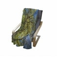 thumbnail image 4 of Forest Soft Flannel Fleece Blanket, Tree Branches Pastoral Lumber Wide Flourishing Natural Beauty Eco Backed Image Art, Cozy Plush for Indoor and Outdoor Use, 50" x 70", Green Blue, by Ambesonne, 4 of 6