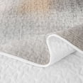 thumbnail image 5 of Homewish Watercolor Brown Gradient Quilt Full,Abstract Grunge Full Bedspread Sets,3 Pieces, 5 of 7