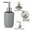 thumbnail image 3 of Juego completo de accesorios de baño, dispensador de jabón líquido de primera calidad que ofrece un funcionamiento suave, diseño elegante que realza cualquier baño, duradero y fácil de limpiar,, 3 of 6