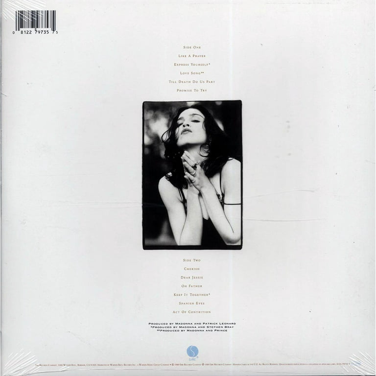 vitamin Bevis Profeti Madonna - Like A Prayer - Vinyl - Walmart.com
