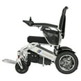 thumbnail image 2 of Fold and Travel Premium Lightweight Folding Electric Wheelchair Power Wheel Chair Powered Mobility Scooter, Silver, 2 of 5