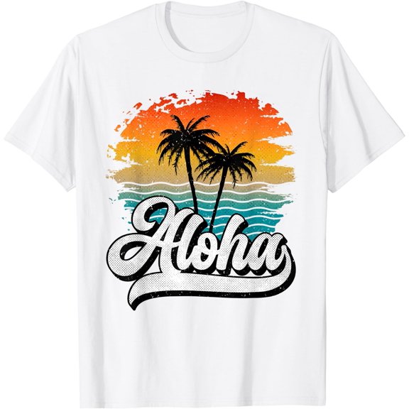 Aloha Tshirt, Hawaii Shirt, Hawaii Lover Tee, Retro Aloha T-Shirt