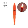 thumbnail image 1 of New Float Night Clip on Fishing Rod Tip Lightstick Glow Stick Fluorescent Light Bite Alarm RED - 5PCS, 1 of 8