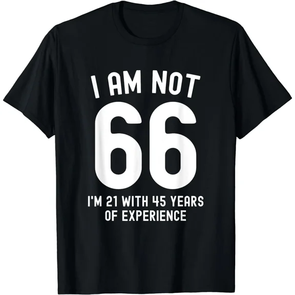 Funny 66th Birthday Vintage 66 Year Old Celebration Unisex T-Shirt