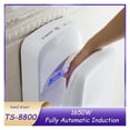 thumbnail image 2 of Fully Automatic Induction Hand Dryer, TS-8800 Hotel Office Buildings High Speed Sided Jet Type Dry Hand Drying Machine 1650w, 2 of 12