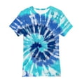 thumbnail image 2 of APEXFWDT Toddler Boys Tie Dye T-Shirt Kids Boys Colorful Short Sleeve Shirts Teens Casual Crewneck Cotton Tee Tops Size 4-16, 2 of 4