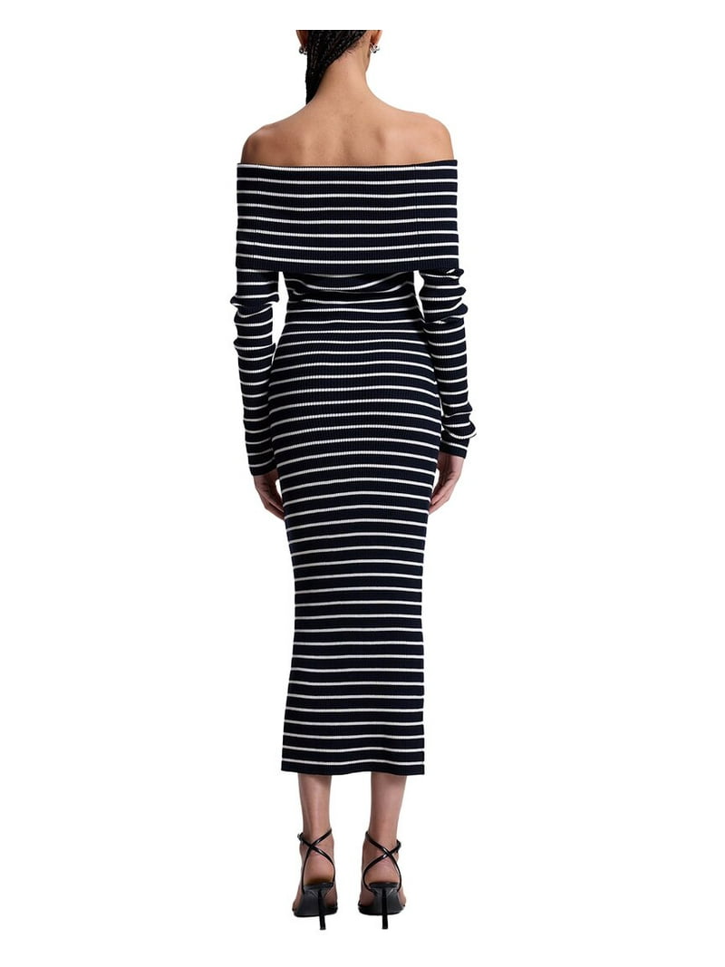A.L.C. womens Evelyn Wool-Blend Dress, XL, Blue - Walmart.com