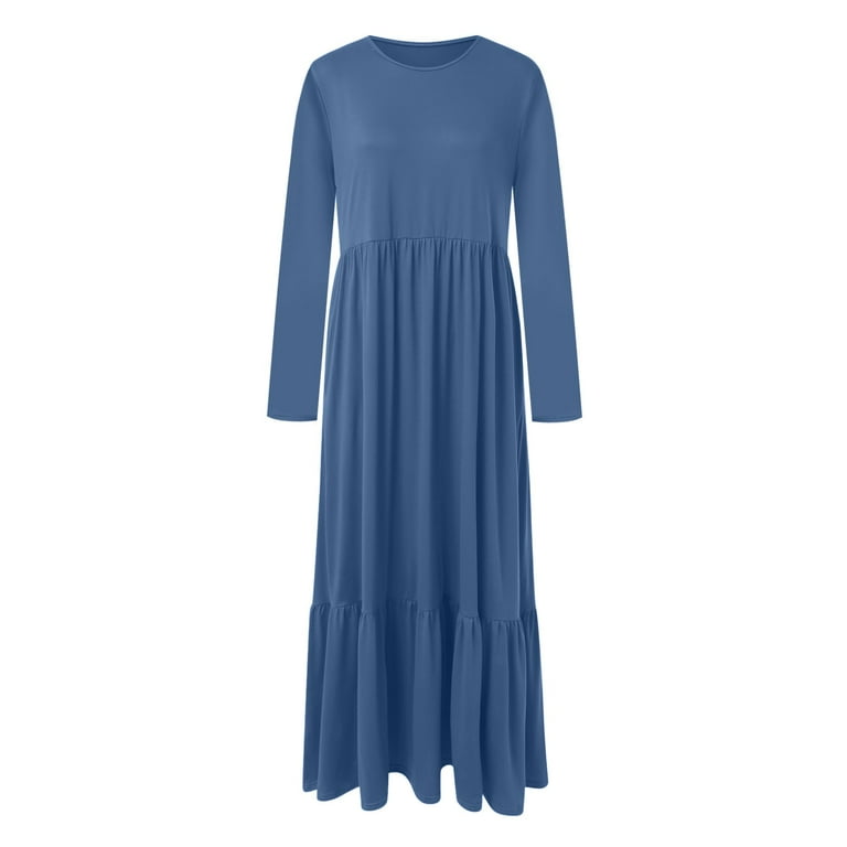 layered fit and flare dress Fit and Flare Dress with Deep V Pleated Neckline & Chiffon Skirt main image 0