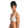 thumbnail image 3 of Roxy Women's Standard Beach Classics Bralette Bikini Top, Bright White Subtly Salty Flat 231, S, 3 of 4