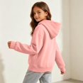 thumbnail image 3 of Abcomgle Oversized Hoodie for Girls Size 10-12 Cute Preppy Hooded Sweatshirts for Girls Fleece Long Sleeve Girls Pullover Sweatshirt Aesthetic Fall Kids Sweaters Girls, 3 of 6