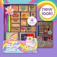 thumbnail image 2 of Just My Style Wooden Stamp, Art & Craft Kit for Boys & Girls, Kids & Teens (28 Pieces), 2 of 10