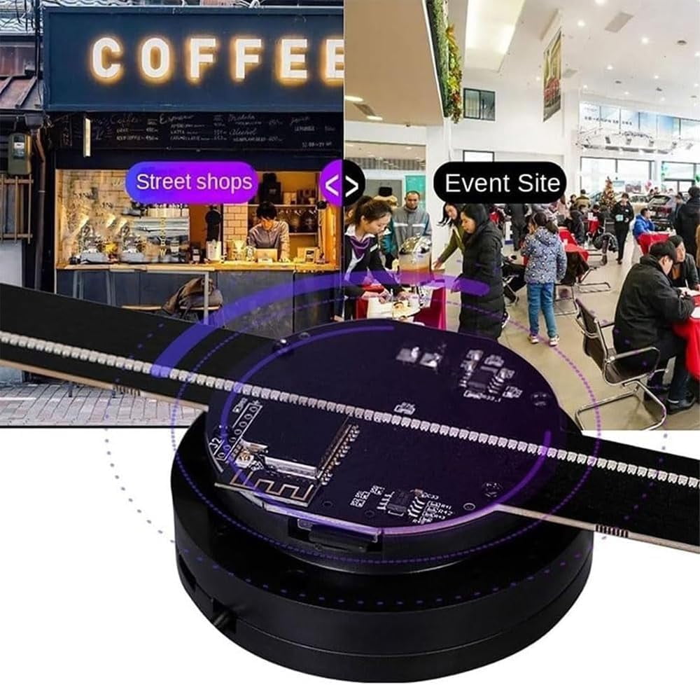 3D Hologram LED Fan Projector, Holographic Christmas Tree, 3D Fan Hologram Projector Christmas Tree, LED Fan Hologram Projector for Shop, Bar, Christmas Halloween Party Advertising Display Events(1pc)