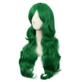 thumbnail image 3 of LinYooLi 28 Pouces/70 cm Perruque Synthétique Cheveux Longs Bouclés (Brun Blond Mélangé), 3 of 5