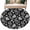 Black, variant on Round Rug 5Ft Washable Non-Slip, Black Paisley Circle Area Rugs for Living Room Bedroom, Ethnic Vintage Floral Botanical Abstract Indoor Floor Mats Carpet Runner for Home Decor Aesthetic