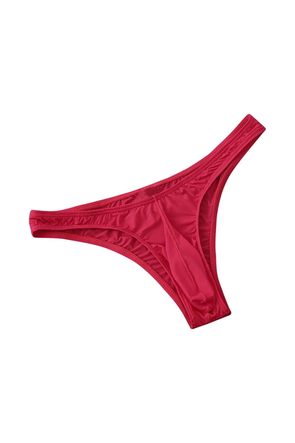 Mens Sexy Thong Underwear Briefs Bulge Pouch Bikini Thongs G Strings Panties Low Rise Male Underpants Gift Boyfriend Lingerie for Men