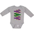 thumbnail image 3 of Inktastic Mardi Gras Celebration Funny Crawfish Boys or Girls Long Sleeve Baby Bodysuit, 3 of 5