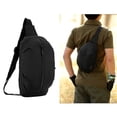 thumbnail image 2 of Bolsa de hombro con eslinga elíptica de utilidad perfecl para acampar Negro, 2 of 8