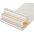 thumbnail image 3 of GFDYREE 4" Inch Double Faced Satin Ribbon Ivory Solid Polyester Craft Ribbon - 25 Yards Perfect for Gift Wrapping, Crafts, Wreath, Wedding Party Ceremony Decoration, Floral Arrangement, Sewi, 3 of 7