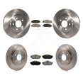 thumbnail image 1 of Transit Auto Front Rear Disc Brake Rotors and Semi-Metallic Pads Kit for Car 2009 Ford Mustang Bullitt K8S-100884, 1 of 11