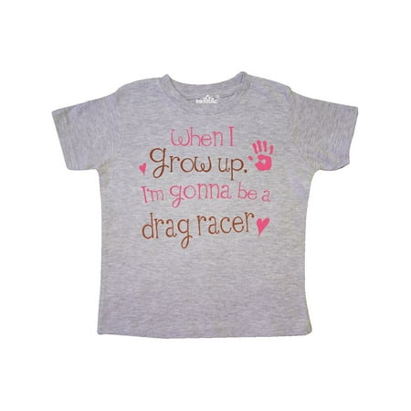 

Inktastic Future Drag Racer Cute Gift Toddler Toddler Girl T-Shirt