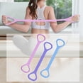 thumbnail image 1 of 3 bandas de resistencia con forma de 8, bandas de ejercicio con forma de 8, cuerdas elásticas premium, multifuncionales para entrenamiento de fuerza, 1 of 8