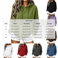 thumbnail image 3 of Mifsaly Womens Oversized Hoodies Long Sleeve Cozy Pullover Tops with Pocket Fashion Loose Fit Comfortable Warm Causal Sweatshirts, 3 of 8