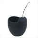 thumbnail image 1 of Juego de Mate de Silicona Negro de 180 Ml y 5 Oz para Yerba Mate con Asa para Regalo, 1 of 5