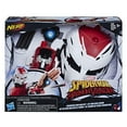 thumbnail image 1 of Spider-Man Maximum Venom Toy Venomized Iron Man Set, Includes Venomized Iron Man Mask, Dart Repulsor, For Ages 5 And Up, 1 of 8