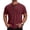 Wine, variant on Uwinwear Mens Henley Shirts Short Sleeve T-Shirt with 3 Button Placket Chest Pocket Solid Color Tee Summer Outdoor Tops Breathable Casual Wear,Army Green,XXXL