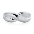 thumbnail image 2 of Bling Jewelry Womens Dome Twisted Love Knot Infinity Band Silver Ring Sterling Criss Cross, 2 of 5