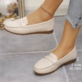 thumbnail image 5 of Women's Business Loafers Work Casual Flats Shoes Lightweight Penny PU Faux Leather Slip On Walking Shoes, 5 of 5