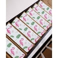 thumbnail image 7 of Stair Treads for Wooden Steps,Pink Flamingos Peel and Stick Stair Treads with Reusable Adhesive,Summer Green Tropical Palm Leaves Non Slip Indoor Stairs Runner Rugs Mats for Elders Dogs 8"x30" 15PCS, 7 of 7