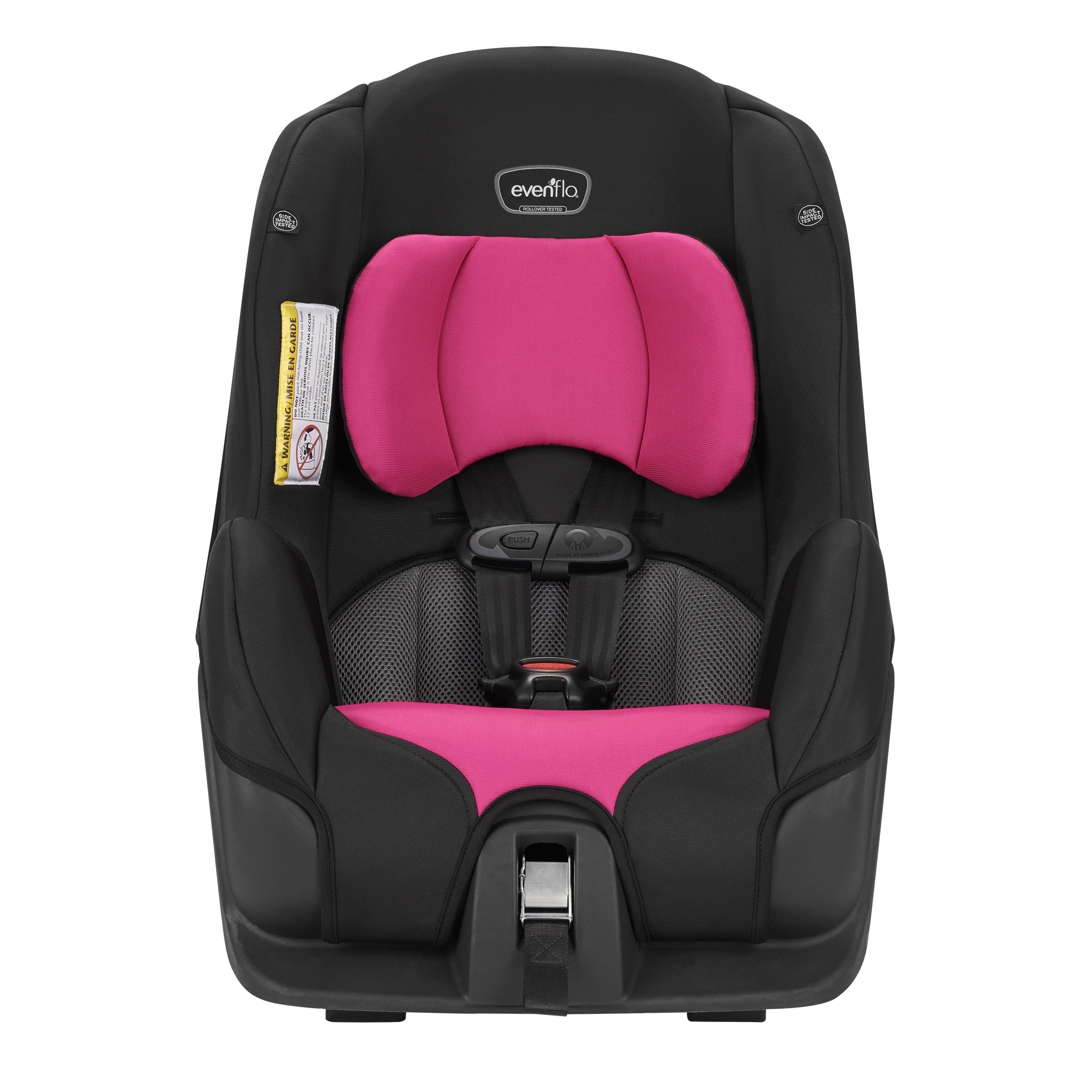 Evenflo Chase Plus 2-in-1 LATCH Harness Car Seat, Forward & High Back  Booster, Toddler (Huron Black) - Walmart.com