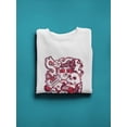 thumbnail image 3 of Graffiti Icons Design Sweatshirt Men -Image by Shutterstock, Male Large, 3 of 4