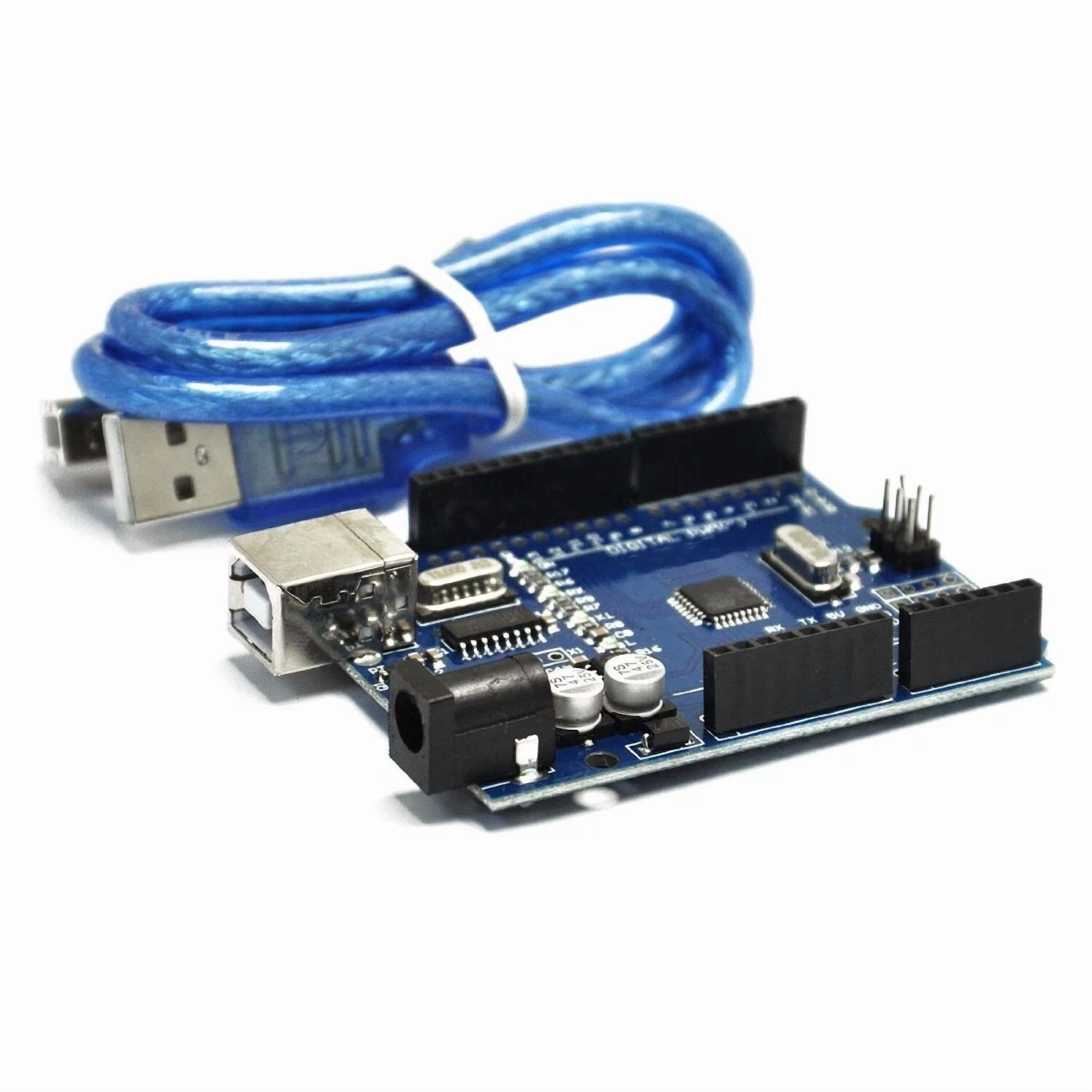 RHEA- Atmega328P Starter Kit W/ Leds Switches Resistors Cables Jumpers & Breadboard