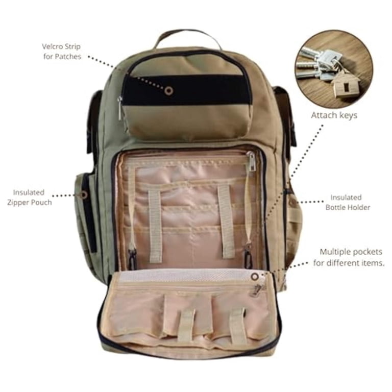 G\'ccioni Diaper Bag Backpack, Multifunction,Travel Bag,Nappy Changing Beige New G main image 3