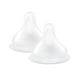 thumbnail image 1 of Tetina Flujo Medio Spectra Transparente para Biberón de Cuello Ancho 3 a 5 Meses 2 Piezas, 1 of 7