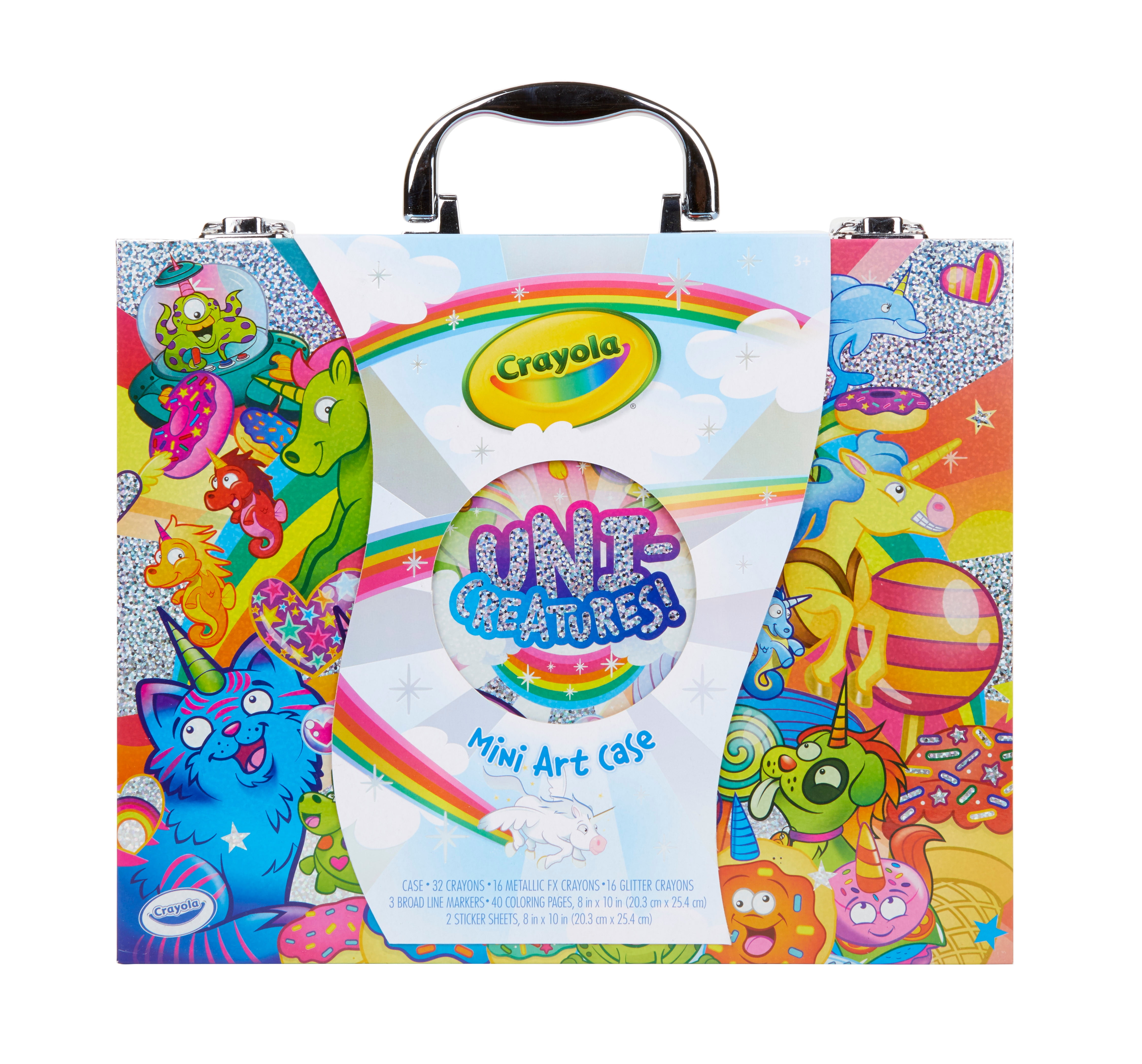 Crayola Uni-Creatures Mini Art Coloring Set, Child, 100+ Pieces
