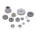 thumbnail image 3 of Metal Gear Kit, Mini Gears Set High Accuracy Rustproof Fine Polishing With Belt Pulley For Cutting Machine For CJ0618 Lathe, 3 of 8