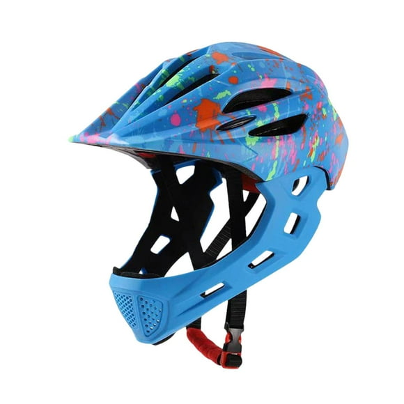 Casco de bicicleta para niños shamjiam ajustable moda escalada en roca Azul