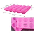 thumbnail image 2 of Molde de silicona para hornear cake pops, 20 moldes redondos de silicona para piruletas, molde de silicona para pasteles, 2 of 5