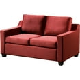 thumbnail image 1 of Glory Furniture Ashley Velvet Loveseat in Burgundy, 1 of 5