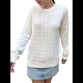 thumbnail image 2 of Suéteres de Cuello Redondo para Mujer, de Punto , Suaves, Informales, Modernos, Clásicos, de Larga, para Otoño. XL, 2 of 7