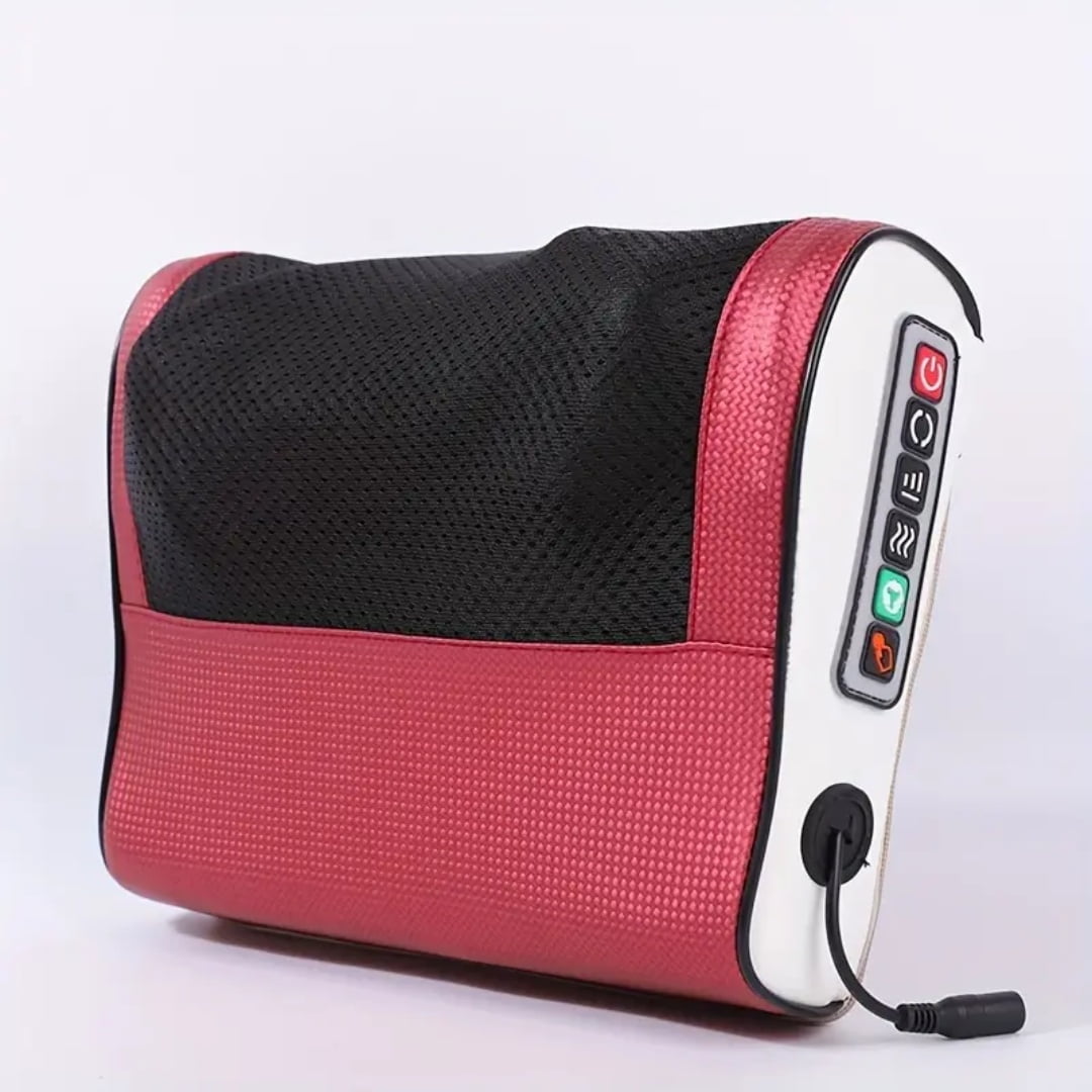 Multi-Functional Electric Acupressure Massager - Neck, Shoulder, Back & Leg Deep Tissue Kneading Pillow