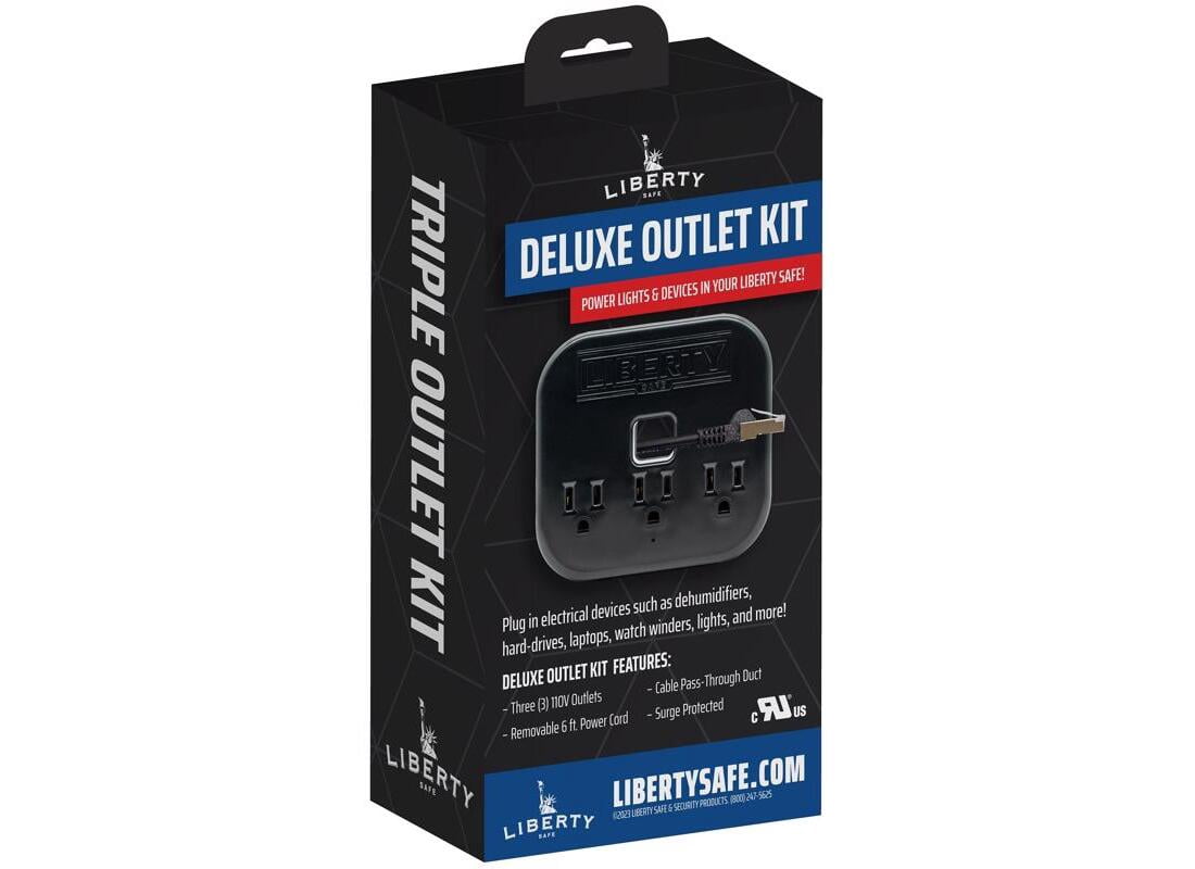 Liberty Safe Black Safe Power Outlet Kit