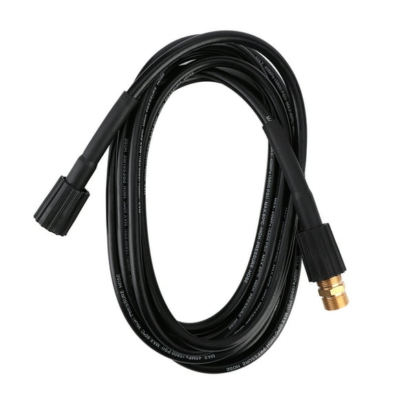 M22 Black Female Jet Wash Extension Female Pressure Washer Hose Tool 6M