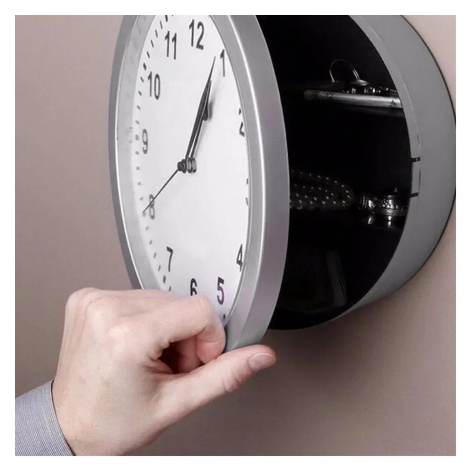 Hidden safe Large Wall Clock safety box secret secuirty box Money Jewellery Stuff Storage home office Cash Safes wholesale ,Concealed and Flexible
