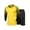 Yellow, variant on Linjinx Men's Padded Goalkeeper Soccer Jersey and Shorts Pants Set Long Sleeves Goalie Shirt Football Yellow M